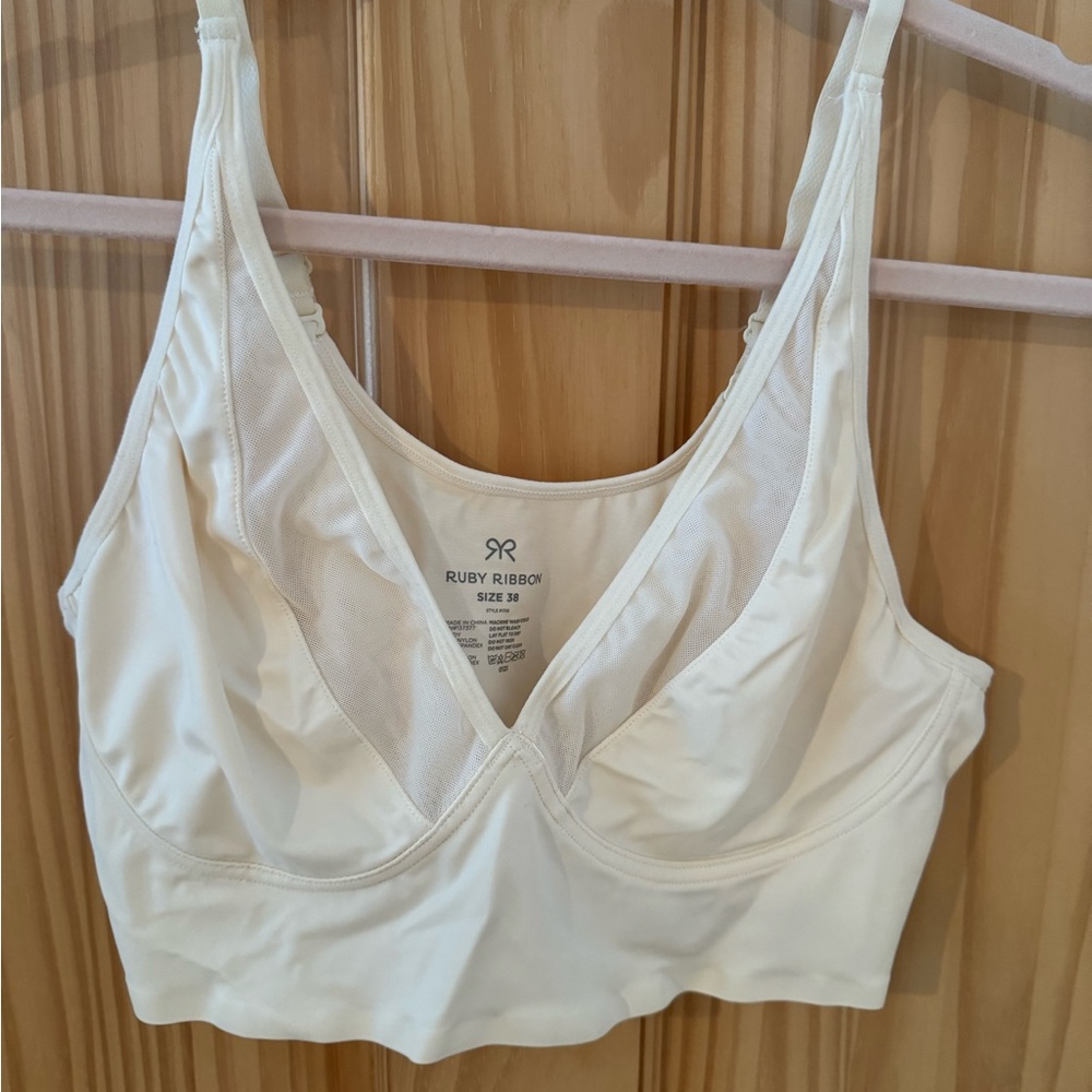 Beautiful Ruby Ribbon Sheer Second Skin Demi